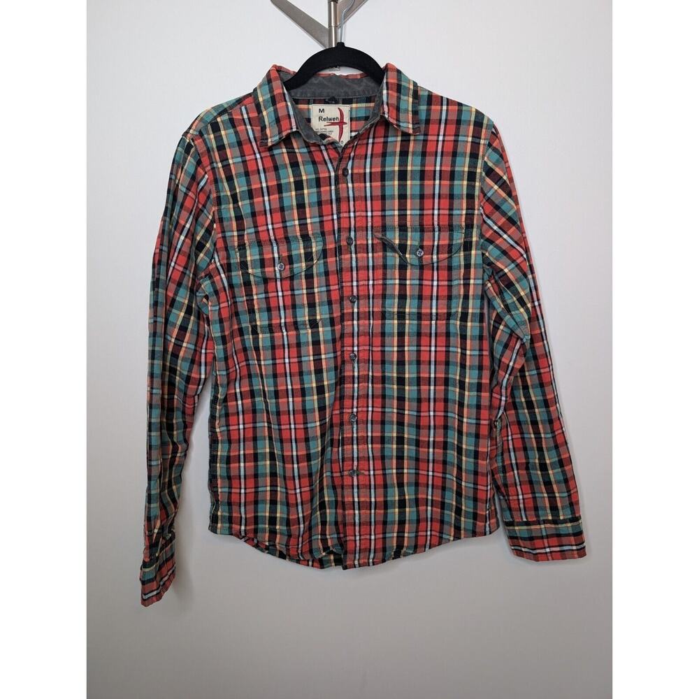 Men's Plaid Casual Button Down Shirt
